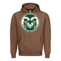 Chestnut colorado state rams Zipper Hoodie - linhVisuals
