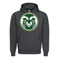 Smoke colorado state rams Zipper Hoodie - linhVisuals