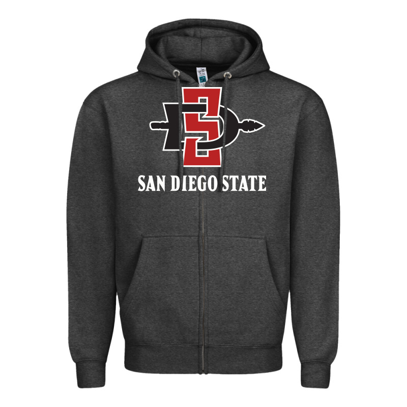 San Diego State Aztecs Zipper Hoodie by linhVisuals | Teevron