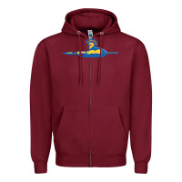 Burgundy san jose state spartans Zipper Hoodie - linhVisuals