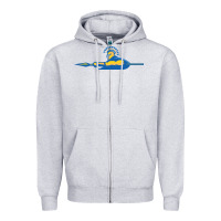 Heather Grey san jose state spartans Zipper Hoodie - linhVisuals