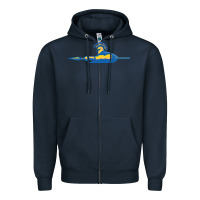 Navy san jose state spartans Zipper Hoodie - linhVisuals