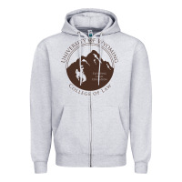 Heather Grey university of wyoming cowboys Zipper Hoodie - linhVisuals