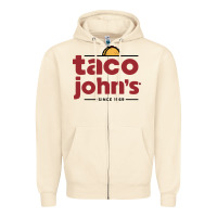 Sandshell taco john's Zipper Hoodie - linhVisuals