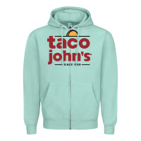 Seafoam taco john's Zipper Hoodie - linhVisuals