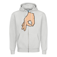 Dove Grey the circle game classic Zipper Hoodie - linhVisuals