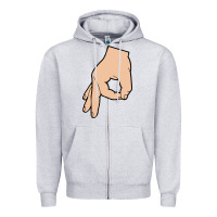 Heather Grey the circle game classic Zipper Hoodie - linhVisuals