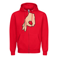 Red the circle game classic Zipper Hoodie - linhVisuals