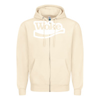 Sandshell Woke Zipper Hoodie - linhVisuals