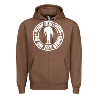 Chestnut Wounded Warrior No One Left Behind War Veteran Zipper Hoodie - linhVisuals
