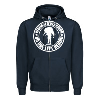 Navy Wounded Warrior No One Left Behind War Veteran Zipper Hoodie - linhVisuals