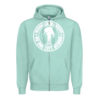 Seafoam Wounded Warrior No One Left Behind War Veteran Zipper Hoodie - linhVisuals