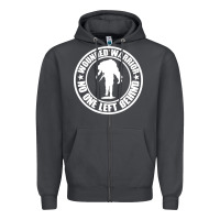 Smoke Wounded Warrior No One Left Behind War Veteran Zipper Hoodie - linhVisuals