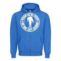 True Royal Wounded Warrior No One Left Behind War Veteran Zipper Hoodie - linhVisuals