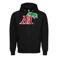 Black fort myers miracle Zipper Hoodie - linhVisuals