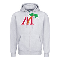Heather Grey fort myers miracle Zipper Hoodie - linhVisuals