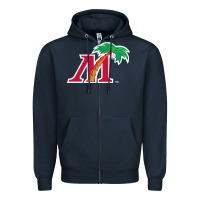 Navy fort myers miracle Zipper Hoodie - linhVisuals