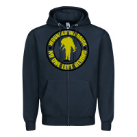 Navy Wounded Warrior No One Left Behind War Veteran Zipper Hoodie - linhVisuals