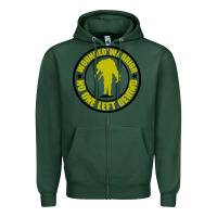 Sports Green Wounded Warrior No One Left Behind War Veteran Zipper Hoodie - linhVisuals