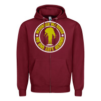 Burgundy Wounded Warrior No One Left Behind War Veteran Zipper Hoodie - linhVisuals