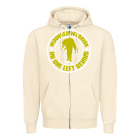 Sandshell Wounded Warrior No One Left Behind War Veteran Zipper Hoodie - linhVisuals