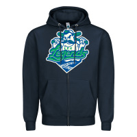 Navy lexington legends Zipper Hoodie - linhVisuals