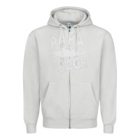 Dove Grey papa roach Zipper Hoodie - linhVisuals