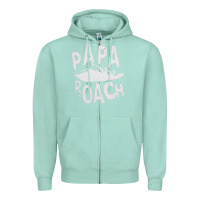 Seafoam papa roach Zipper Hoodie - linhVisuals