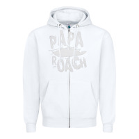 White papa roach Zipper Hoodie - linhVisuals