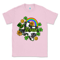 Bubblegum Pink Texas map St. Patrick's Classic Tee - CowGirlArtShop