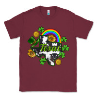 Burgundy Texas map St. Patrick's Classic Tee - CowGirlArtShop