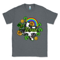 Charcoal Heather Texas map St. Patrick's Classic Tee - CowGirlArtShop