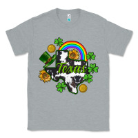 Heather Grey Texas map St. Patrick's Classic Tee - CowGirlArtShop