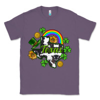 Lavender Texas map St. Patrick's Classic Tee - CowGirlArtShop
