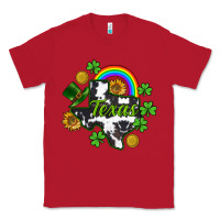 Red Texas map St. Patrick's Classic Tee - CowGirlArtShop