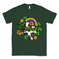 Sports Green Texas map St. Patrick's Classic Tee - CowGirlArtShop