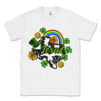 White Texas map St. Patrick's Classic Tee - CowGirlArtShop