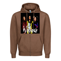 Chestnut The warning Zipper Hoodie - linhVisuals