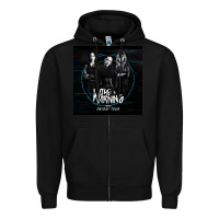 Black The warning Live Tour 2022 Zipper Hoodie - linhVisuals