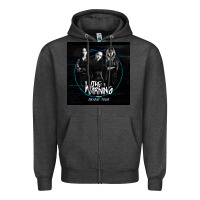 Charcoal Heather The warning Live Tour 2022 Zipper Hoodie - linhVisuals