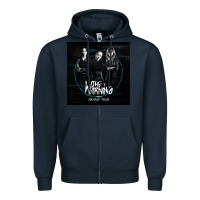 Navy The warning Live Tour 2022 Zipper Hoodie - linhVisuals
