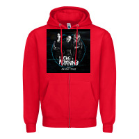 Red The warning Live Tour 2022 Zipper Hoodie - linhVisuals