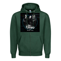 Sports Green The warning Live Tour 2022 Zipper Hoodie - linhVisuals