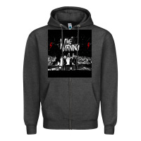 Charcoal Heather The warning Tour Zipper Hoodie - linhVisuals