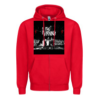 Red The warning Tour Zipper Hoodie - linhVisuals