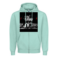 Seafoam The warning Tour Zipper Hoodie - linhVisuals