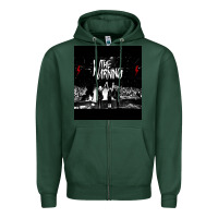 Sports Green The warning Tour Zipper Hoodie - linhVisuals