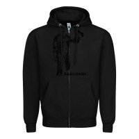 Black cool unique sasquash sasquatch and squash bigfoot t shirt Zipper Hoodie - linhVisuals