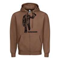 Chestnut cool unique sasquash sasquatch and squash bigfoot t shirt Zipper Hoodie - linhVisuals