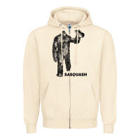 Sandshell cool unique sasquash sasquatch and squash bigfoot t shirt Zipper Hoodie - linhVisuals